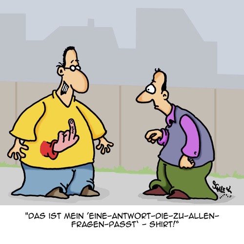 Cartoon: Passt schon!! (medium) by Karsten Schley tagged soziales,kommunikation,mode,beziehungen,fragen,antworten,politik,männer,frauen,philosophie,soziales,kommunikation,mode,beziehungen,fragen,antworten,politik,sex,männer,frauen,philosophie