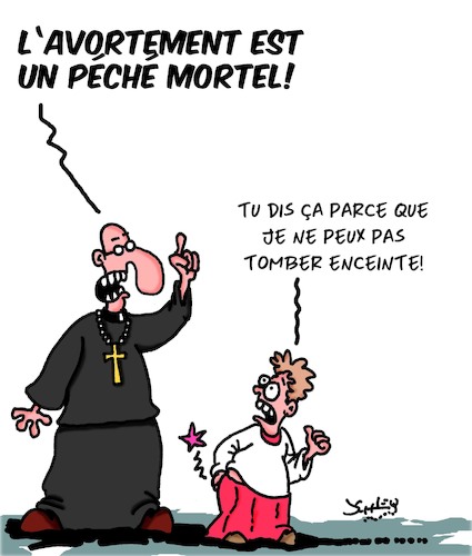 Cartoon: Peche!! (medium) by Karsten Schley tagged religion,pretres,catholiques,eglise,crime,maltraitance,des,enfants,religion,pretres,catholiques,eglise,crime,maltraitance,des,enfants