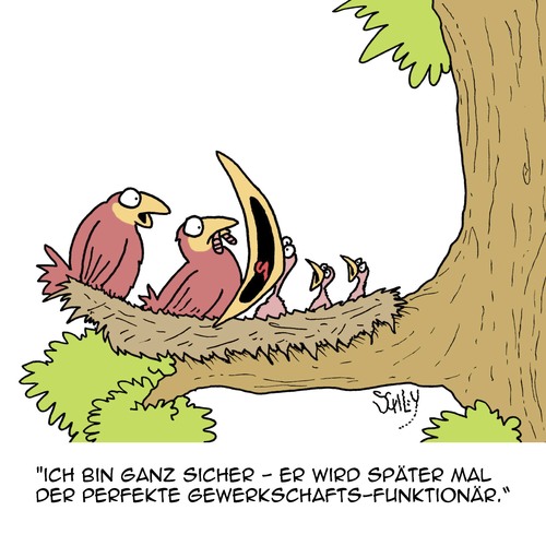 Cartoon: Perfekter Typ! (medium) by Karsten Schley tagged business,gewerkschaft,lohn,gehälter,lohnforderungen,gewerkschaftsforderungen,politik,links,maßlosigkeit,eigennutz,wirtschaft,handel,business,gewerkschaft,lohn,gehälter,lohnforderungen,gewerkschaftsforderungen,politik,links,maßlosigkeit,eigennutz,wirtschaft,handel