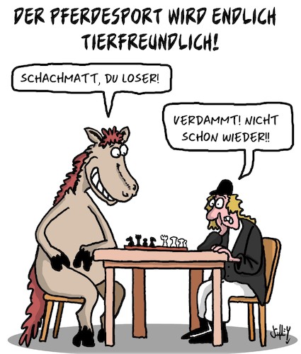 Cartoon: Pferdesport (medium) by Karsten Schley tagged pferdesport,reiten,olympia,tiere,sportler,tierquälerei,tradition,medien,gesellschaft,pferdesport,reiten,olympia,tiere,sportler,tierquälerei,tradition,medien,gesellschaft