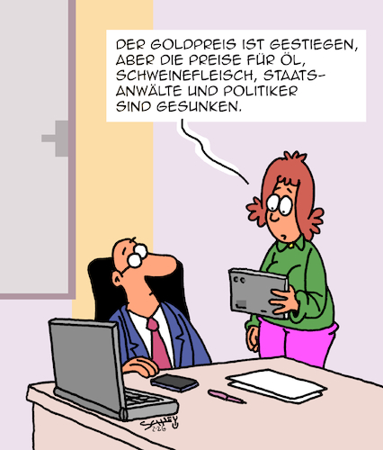 Preise steigen und fallen