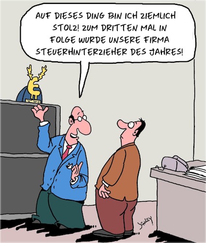 Cartoon: Preisgekrönt (medium) by Karsten Schley tagged gewinner,wirtschaft,preise,steuern,politik,fiskus,wirtschaftskriminalität,business,industrie,geld,gesellschaft,gewinner,wirtschaft,preise,steuern,politik,fiskus,wirtschaftskriminalität,business,industrie,geld,gesellschaft