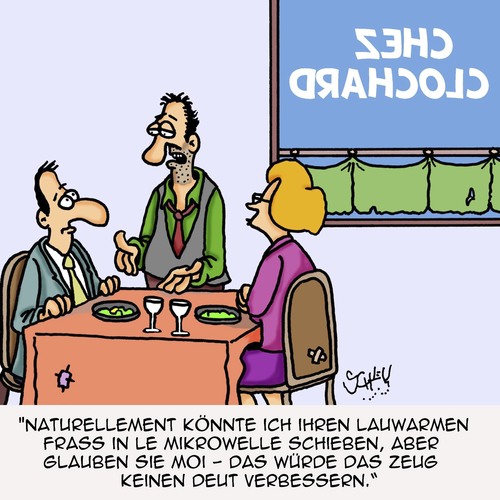 Cartoon: Qualität (medium) by Karsten Schley tagged restaurants,ernährung,jobs,kellner,kunden,gäste,kundenservice,gastronomie,qualität,gesundheit,restaurants,ernährung,jobs,kellner,kunden,gäste,kundenservice,gastronomie,qualität,gesundheit