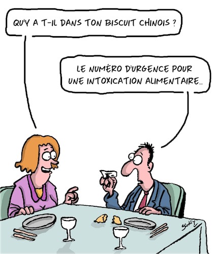 Cartoon: Quel Chance ! (medium) by Karsten Schley tagged restaurants,sante,appel,de,urgence,alimentation,societe,restaurants,sante,appel,de,urgence,alimentation,societe