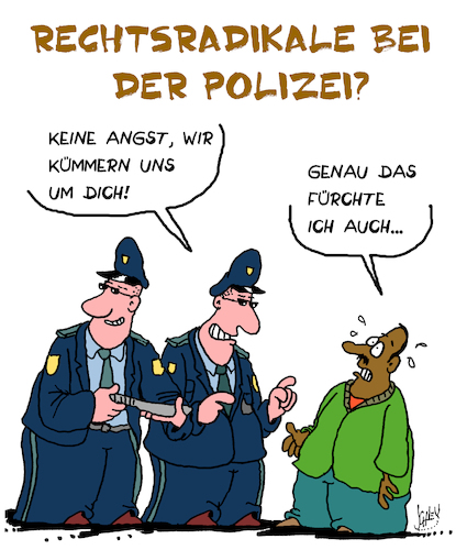 Cartoon: Rechtsextremes Netzwerk (medium) by Karsten Schley tagged polizei,deutschland,terrorismus,rechtsextremismus,grundgesetz,politik,neonazis,gesellschaft,justiz,polizei,deutschland,terrorismus,rechtsextremismus,grundgesetz,politik,neonazis,gesellschaft,justiz