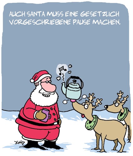 Santa macht Pause Santa macht Pause