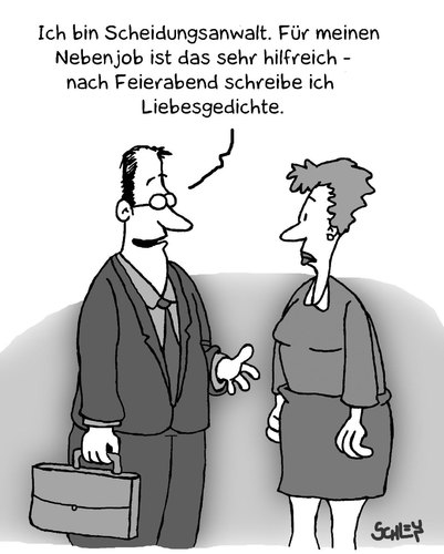 Cartoon: Scheidungsanwalt (medium) by Karsten Schley tagged liebe,scheidung,gesellschaft,deutschland,mann,frau,ehe,rechtsanwälte,justiz,gesetz,liebe,scheidung,gesellschaft,deutschland,mann,frau,ehe,rechtsanwälte,justiz,gesetz