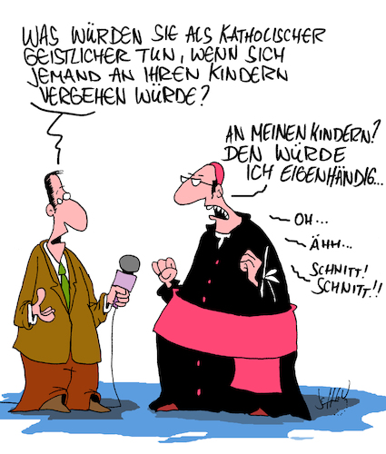 Cartoon: Schnitt!! (medium) by Karsten Schley tagged kirche,katholizismus,religion,kriminalität,kindesmissbrauch,verbrechen,regenburger,domspatzen,vertuschung,gewalt,gesellschaft,medien,deutschland,kirche,katholizismus,religion,kriminalität,kindesmissbrauch,verbrechen,regenburger,domspatzen,vertuschung,gewalt,sex,gesellschaft,medien,deutschland