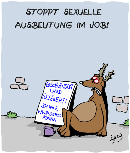 Cartoon: Sexuelle Ausbeutung (medium) by Karsten Schley tagged ausbeutung,arbeit,arbeitgeber,arbeitnehmer,wirtschaft,büro,industrie,dienstleistungen,gesellschaft,sex,ausbeutung,arbeit,arbeitgeber,arbeitnehmer,wirtschaft,büro,industrie,dienstleistungen,gesellschaft