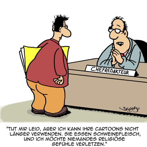 Cartoon: Sicher ist Sicher!! (medium) by Karsten Schley tagged sicher,selbstzensur,meinungsfreiheit,gehorsam,vorauseilender,medien,terror,schweinefleisch,religion,cartoons,cartoons,religion,schweinefleisch,terror,medien,vorauseilender,gehorsam,meinungsfreiheit,selbstzensur