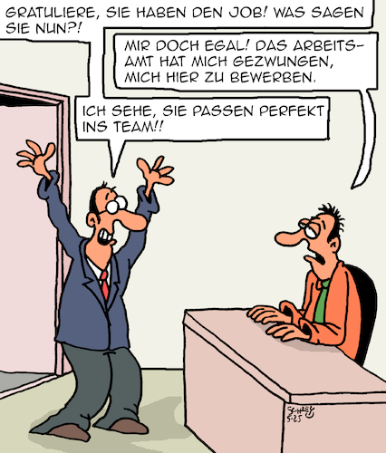 Sie haben den Job!!! Sie haben den Job!!!