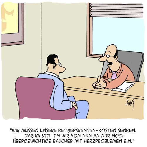 Cartoon: SO senkt man Kosten! (medium) by Karsten Schley tagged wirtschaft,business,budget,geld,jobs,arbeit,arbeitgeber,arbeitnehmer,renten,betriebsrenten,kosten,wirtschaft,business,budget,geld,jobs,arbeit,arbeitgeber,arbeitnehmer,renten,betriebsrenten,kosten