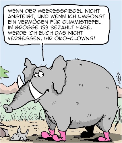 Cartoon: Steigende Meeresspiegel (medium) by Karsten Schley tagged meeresspiegel,klimawandel,tiere,wetter,politik,gesellschaft,umwelt,prognosen,medien,meeresspiegel,klimawandel,tiere,wetter,politik,gesellschaft,umwelt,prognosen,medien