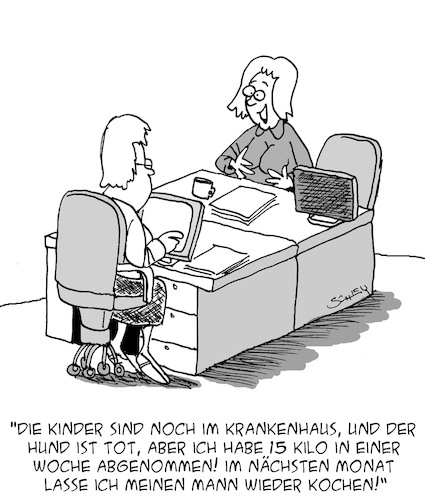 Cartoon: SUPER DIÄT!! (medium) by Karsten Schley tagged ehe,liebe,männer,frauen,familie,kinder,kochen,ernährung,talent,gesundheit,diäten,gewicht,abnehmen,gesellschaft,ehe,liebe,männer,frauen,familie,kinder,kochen,ernährung,talent,gesundheit,diäten,gewicht,abnehmen,gesellschaft