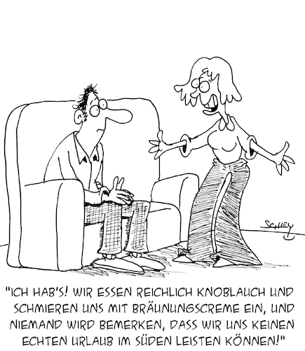 Cartoon: Super Urlaub! (medium) by Karsten Schley tagged urlaub,reisen,finanzen,einkommen,preise,wirtschaft,verbraucher,politik,gesellschaft,urlaub,reisen,finanzen,einkommen,preise,wirtschaft,verbraucher,politik,gesellschaft