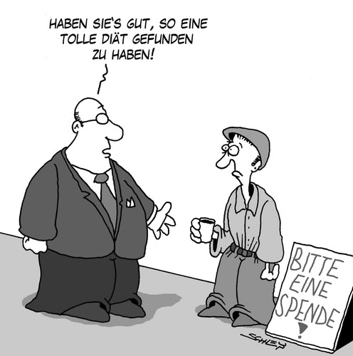 Cartoon: Tolle Diät (medium) by Karsten Schley tagged armut,reichtum,krise,wirtschaft,gesellschaft,kapitalismus,fettleibigkeit,übergewicht,leben,gesundheit,armut,reichtum,krise,wirtschaft,gesellschaft,kapitalismus,fettleibigkeit,übergewicht,leben,gesundheit