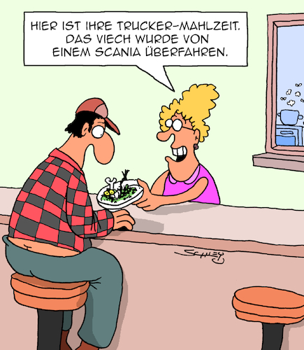 Trucker-Mahlzeit Trucker-Mahlzeit