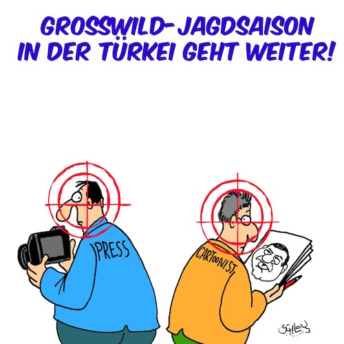 Cartoon: Türkische Demokratie (medium) by Karsten Schley tagged türkei,erdogan,politik,demokratie,islam,pressefreiheit,unterdrückung,karikaturisten,cartoons,medien,journalismus,religion,europa,türkei,erdogan,politik,demokratie,islam,pressefreiheit,unterdrückung,karikaturisten,cartoons,medien,journalismus,religion,europa