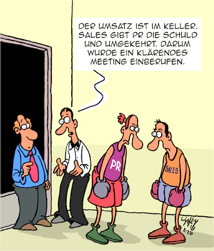 Cartoon: Umsatz im Keller (medium) by Karsten Schley tagged wirtschaft,wirtschaftskrise,umsätze,umsatzeinbruch,pr,sales,vertrieb,kommunikation,konjunktur,management,meetings,wirtschaft,wirtschaftskrise,umsätze,umsatzeinbruch,pr,sales,vertrieb,kommunikation,konjunktur,management,meetings