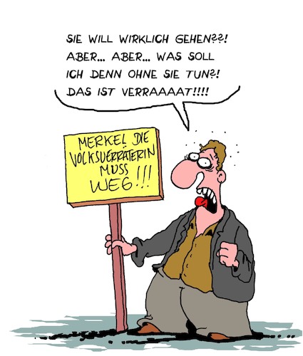 Cartoon: Und was jetzt?? (medium) by Karsten Schley tagged merkel,cdu,deutschland,bundeskanzlerin,parteivorsitz,politik,wiederwahl,gesellschaft,merkel,cdu,deutschland,bundeskanzlerin,parteivorsitz,politik,wiederwahl,gesellschaft