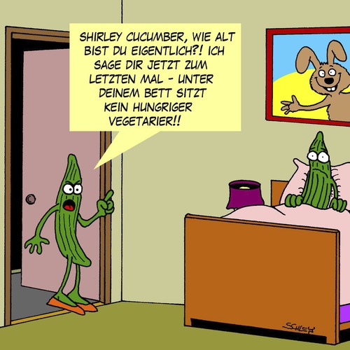 Cartoon: Unter dem Bett... (medium) by Karsten Schley tagged kinder,jugend,monster,eltern,mütter,töchter,väter,ernährung,vegetarier,gesundheit,kindheit,kinder,jugend,monster,eltern,mütter,töchter,väter,ernährung,vegetarier,gesundheit,kindheit