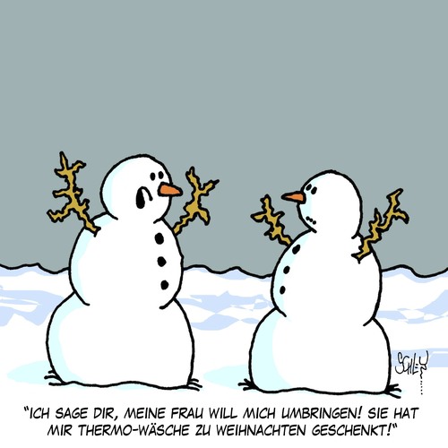 Cartoon: Unterwäsche (medium) by Karsten Schley tagged winter,klima,kälte,jahreszeiten,feiertage,weihnachten,geschenke,ehe,familie,liebe,männer,frauen,weihnachtsgeschenke,winter,klima,kälte,jahreszeiten,feiertage,weihnachten,geschenke,ehe,familie,liebe,männer,frauen,weihnachtsgeschenke