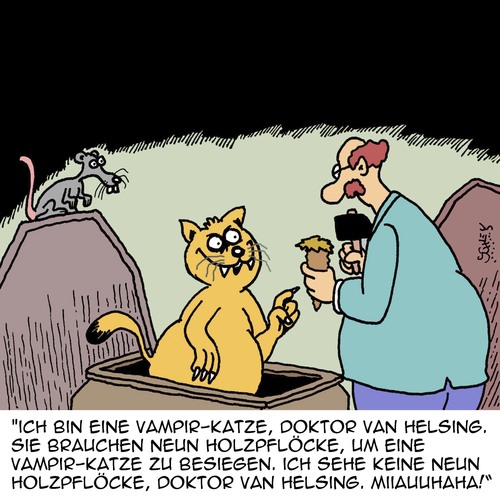 Cartoon: Vampir (medium) by Karsten Schley tagged mythen,unterhaltung,tv,filme,literatur,vampire,legenden,märchen,tiere,katzen,vampire,literatur,filme,tv,unterhaltung,mythen,legenden,märchen,tiere,katzen