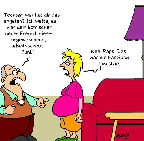 Vater und Tochter