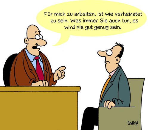 Cartoon: Verheiratet (medium) by Karsten Schley tagged bewerbung,arbeitnehmer,arbeitgeber,arbeitszufriedenheit,arbeit,heirat,ehe,ehe,heirat,arbeitszufriedenheit,arbeitgeber,arbeitnehmer,bewerbung