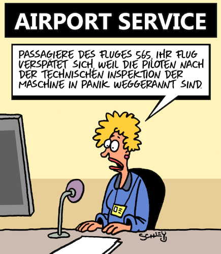 Cartoon: Verspätung (medium) by Karsten Schley tagged flüge,flugreisen,tourismus,flugverspätungen,technik,flugzeugtechnik,piloten,flughäfen,passagiere,kundenservice,transport,urlaub,gesellschaft,flüge,flugreisen,tourismus,flugverspätungen,technik,flugzeugtechnik,piloten,flughäfen,passagiere,kundenservice,transport,urlaub,gesellschaft