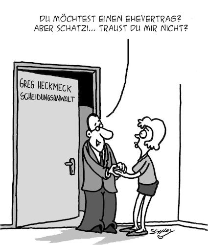 Cartoon: Vertrauen ist gut... (medium) by Karsten Schley tagged ehe,liebe,männer,frauen,eheverträge,rechtsanwälte,scheidung,scheidungsanwälte,gesetze,trennung,familie,gesellschafft,ehe,liebe,männer,frauen,eheverträge,rechtsanwälte,scheidung,scheidungsanwälte,gesetze,trennung,familie,gesellschafft