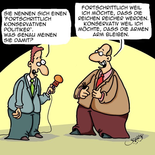 Cartoon: Was soll es bedeuten?? (medium) by Karsten Schley tagged politik,politiker,konservativ,fortschrittlich,meinung,soziales,armut,reichtum,gesellschaft,politik,politiker,konservativ,fortschrittlich,meinung,soziales,armut,reichtum,gesellschaft