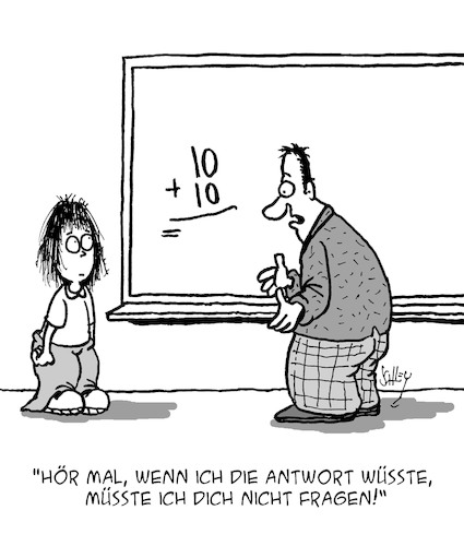 Cartoon: Wer weiß... (medium) by Karsten Schley tagged schule,schüler,bildung,lehrer,jobs,ausbildung,mathematik,qualifikation,pisa,gesellschaft,schule,schüler,bildung,lehrer,jobs,ausbildung,mathematik,qualifikation,pisa,gesellschaft