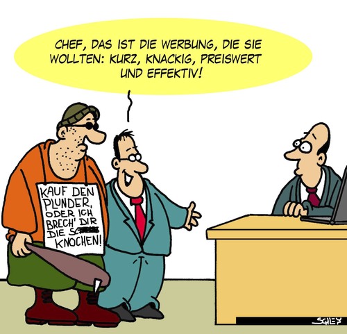 Cartoon: Werbung (medium) by Karsten Schley tagged werbung,business,wirtschaft,verkaufen,verkäufer,sales,marketing,geld,arbeit,arbeitgeber,arbeitnehmer,werbung,business,wirtschaft,verkaufen,verkäufer,sales,marketing,geld,arbeit,arbeitgeber,arbeitnehmer