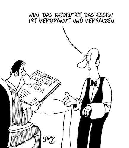 Wie bei Papa Wie bei Papa