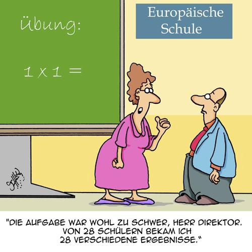 Cartoon: Zu schwierig... (medium) by Karsten Schley tagged europäische,union,nationalismus,egoismus,politik,politiker,flüchtlingskrise,humanität,werte,europäische,union,nationalismus,egoismus,politik,politiker,flüchtlingskrise,humanität,werte