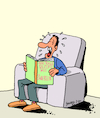 Cartoon: 100 Rezepte (small) by Karsten Schley tagged rezepte,kochen,kochbücher,allergien,gesundheit,ernährung,zwiebeln,medien,gesellschaft