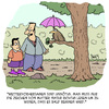 Cartoon: Achtet auf Mutter Natur! (small) by Karsten Schley tagged natur,wetter,klima,kinder,jugend,väter,eltern,tiere,wettervorhersage