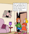 Cartoon: Adoptiert (small) by Karsten Schley tagged adoption,familien,kinder,jugend,erzeihung,eltern,söhne,tiere,spinnen,insekten