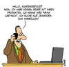 Cartoon: Ärger (small) by Karsten Schley tagged service,kunden,kundenservice,verkaufen,verkäufer,business,wirtschaft,callcenter,reklamationen