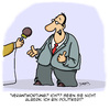 Cartoon: Albern! (small) by Karsten Schley tagged politik,politiker,demokratie,parteien,verantwortung,gesellschaft,wähler,medien