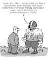 Cartoon: American Football (small) by Karsten Schley tagged football,usa,superbowl,sport,eltern,kinder,jugend,geld,medien,familie,einkommen,gesellschaft