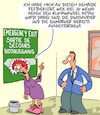 Cartoon: Ausgestorben (small) by Karsten Schley tagged klima,natur,klimawandel,aktivisten,straftäter,klimahysterie,tierarten,evolution,klimakleber,medien,museen,politik,rechtsstaat,gesellschaft