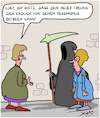 Cartoon: Befreiung (small) by Karsten Schley tagged frauen,liebe,beziehungen,pessimismus,heilung,soziales,leben,tod,freundschaft,gesellschaft