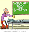 Cartoon: Bildung tut Not! (small) by Karsten Schley tagged bildung,gesundheit,ausbildung,forschung,wissenschaft,universität,studium,studierende,professoreninnen,medizin