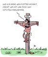 Cartoon: Das Letzte Abendmahl (small) by Karsten Schley tagged religion,verdauung,ernährung,laktoseintoleranz,abendmahl,kreuzigung,jesus,bibel,christentum,glaube,mythen,legenden,gesellschaft