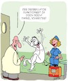 Cartoon: Defibrillator (small) by Karsten Schley tagged krankenhäuser,ärzte,krankenschwestern,gesundheit,leben,tod,defibrillatoren,medizin