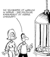 Cartoon: Demokratie (small) by Karsten Schley tagged meinungsfreiheit,demokratie,medien,pressefreiheit,politik,gesellschaft,deutschland,europa