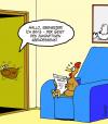 Cartoon: Der Geist (small) by Karsten Schley tagged tiere,literatur,charles,dickens,ernährung