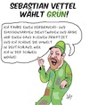 Der grüne Herr Vettel